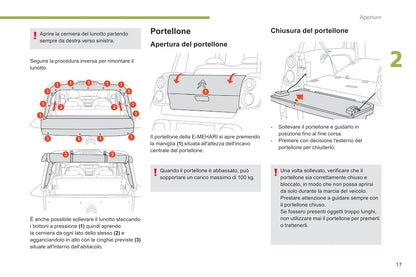 2017-2019 Citroën e-Mehari Bedienungsanleitung | Italienisch