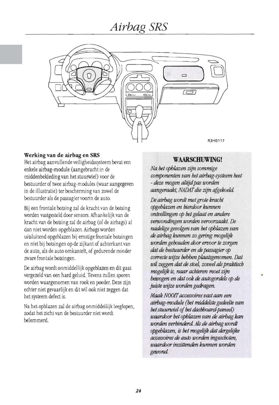 1996-1999 Rover 200 Serie Manuel du propriétaire | Néerlandais