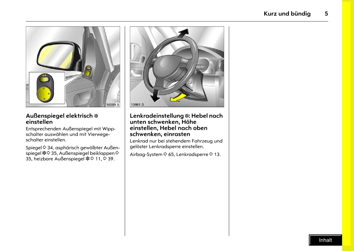 2005-2010 Opel Meriva Bedienungsanleitung | Deutsch