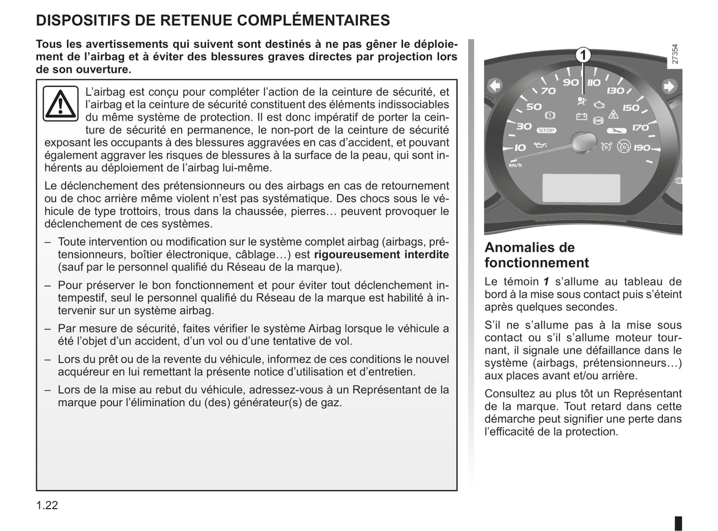 2011-2012 Renault Kangoo Be Bop Bedienungsanleitung | Französisch