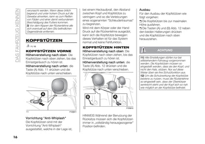 2018-2019 Fiat Panda Owner's Manual | German