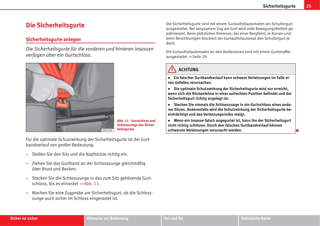 2009-2012 Seat Exeo Bedienungsanleitung | Deutsch