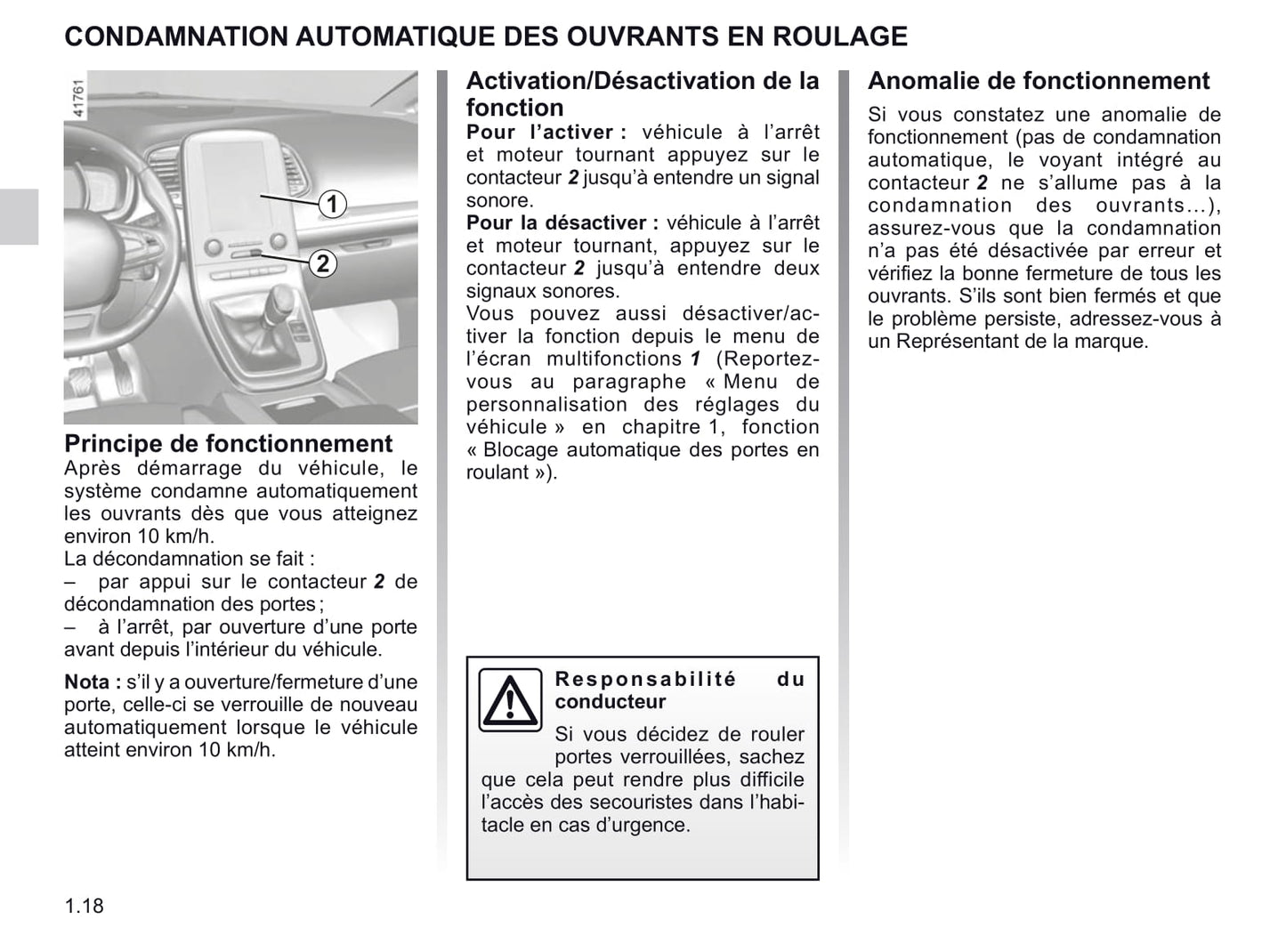 2016-2020 Renault Scenic Manuel du propriétaire | Français