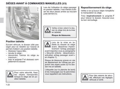 2019-2020 Renault Scénic Gebruikershandleiding | Frans