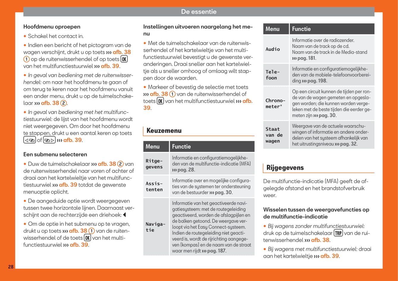 2018-2019 Seat Toledo Owner's Manual | Dutch