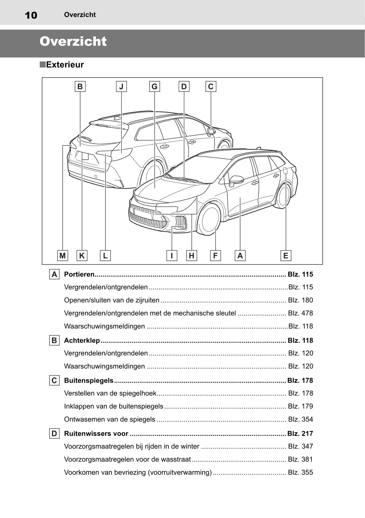 2020-2021 Suzuki Swace Owner's Manual | Dutch