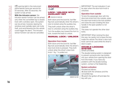 2017-2018 Fiat 124 Spider Owner's Manual | German