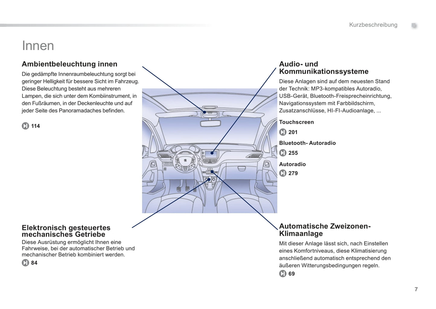 2011-2012 Peugeot 208 Bedienungsanleitung | Deutsch
