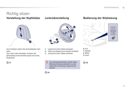 2011-2012 Peugeot 208 Gebruikershandleiding | Duits