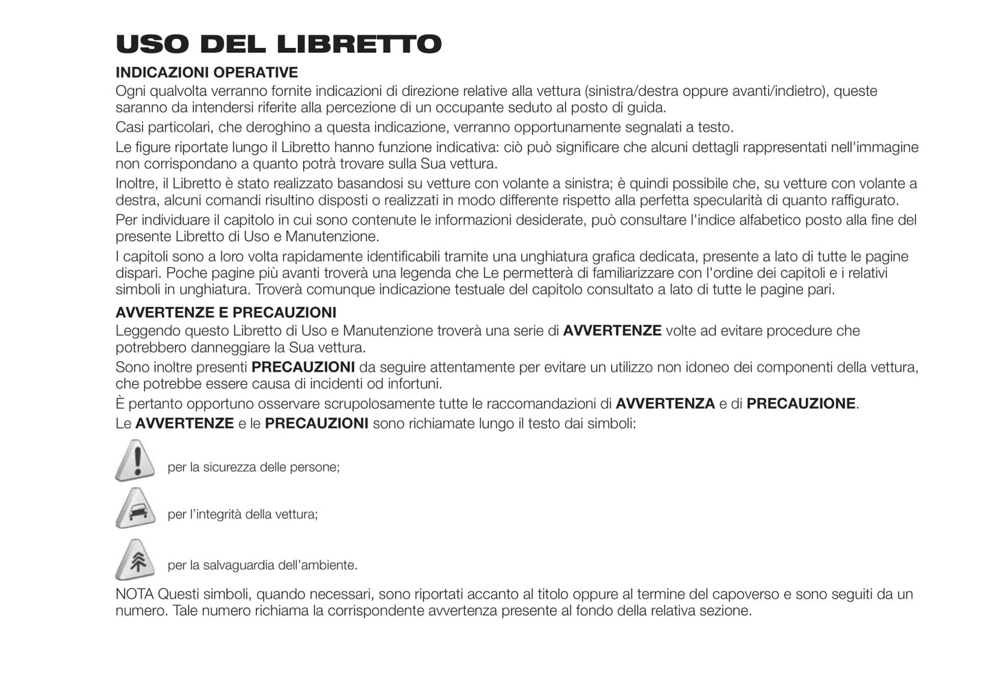 2019-2020 Fiat 500X Bedienungsanleitung | Italienisch