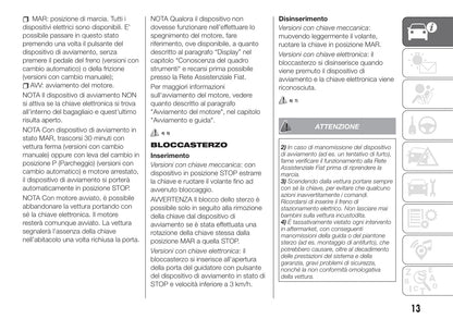 2019-2020 Fiat 500X Bedienungsanleitung | Italienisch