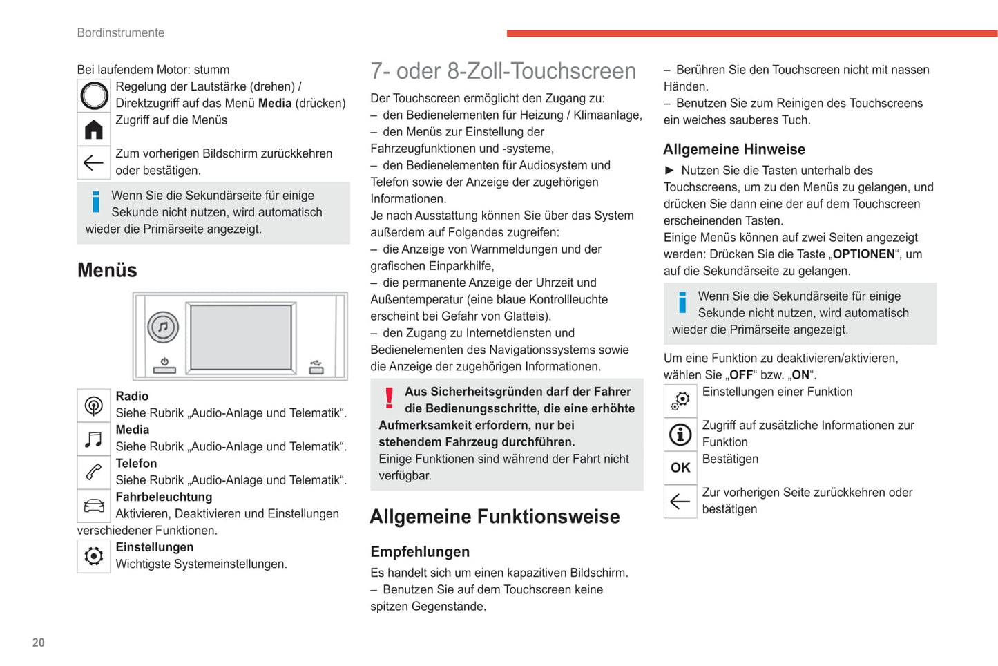 2020-2022 Citroën C3 Owner's Manual | German
