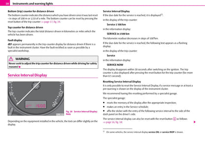 2010-2011 Skoda Octavia/Octavia Tour I Owner's Manual | English