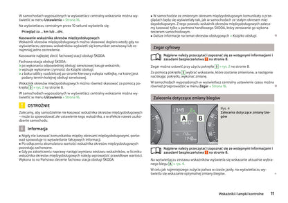 2012-2013 Skoda Octavia Owner's Manual | Polish