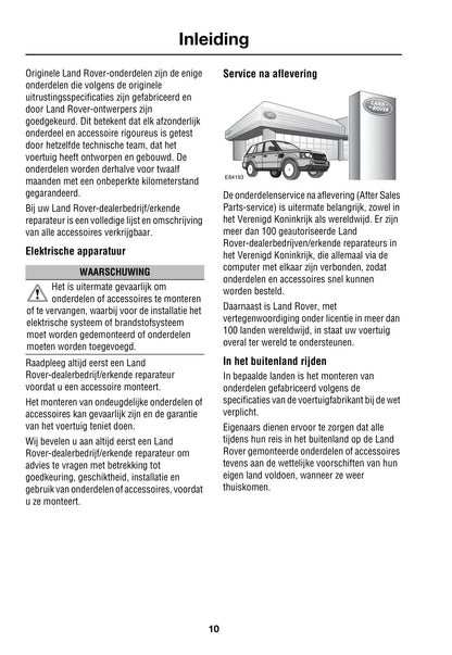 2007-2011 Land Rover Defender Bedienungsanleitung | Niederländisch