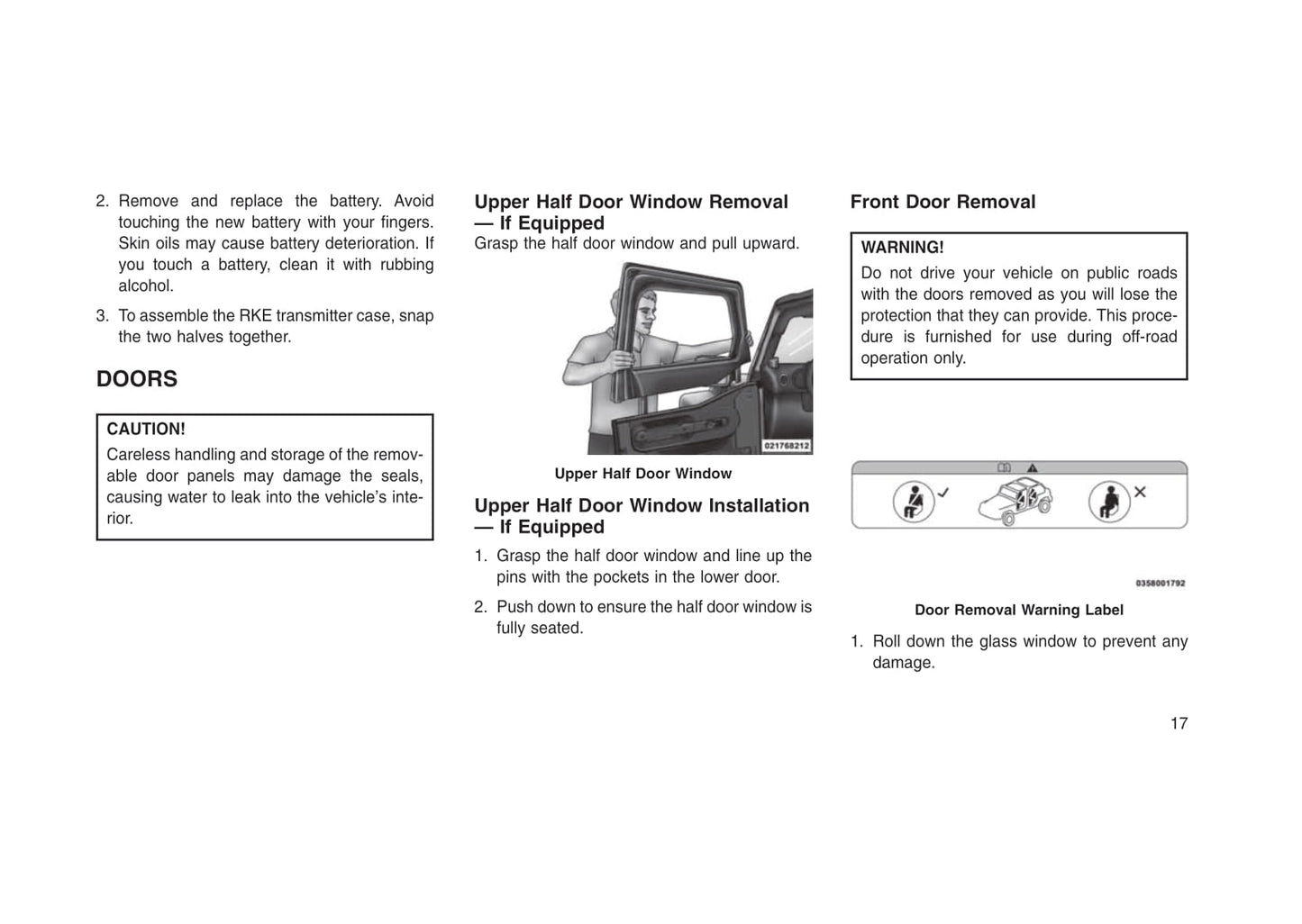 2015-2016 Jeep Wrangler Owner's Manual | English