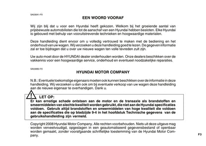 2008-2009 Hyundai Tucson Bedienungsanleitung | Niederländisch