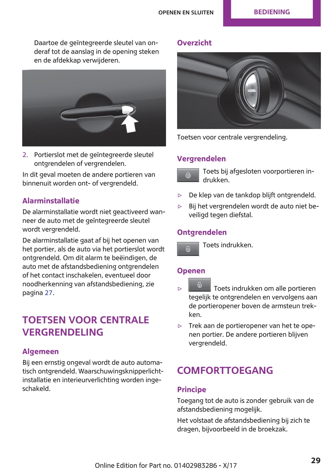 2018-2021 Mini Mini Owner's Manual | Dutch