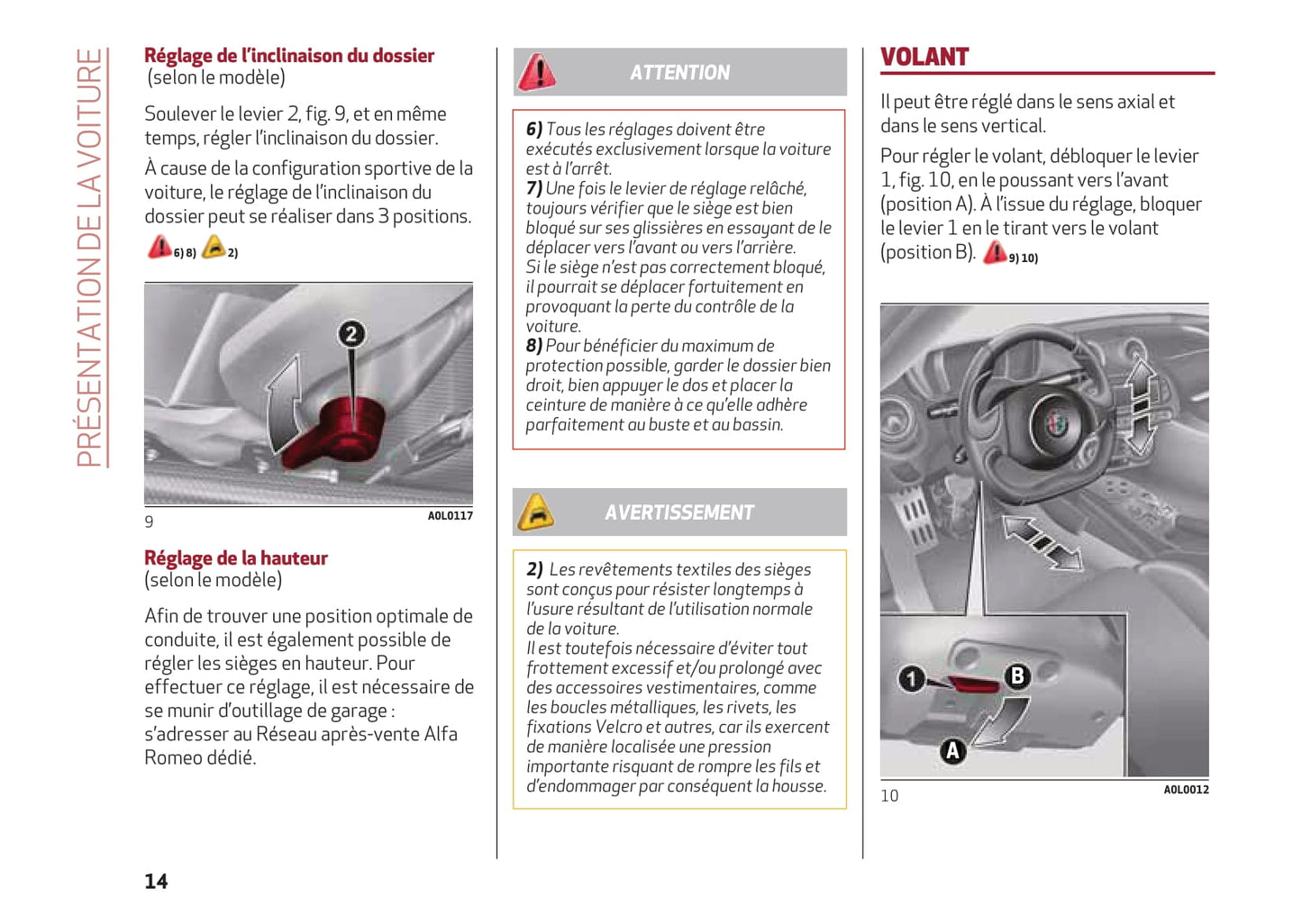 2013-2023 Alfa Romeo 4C Manuel du propriétaire | Français