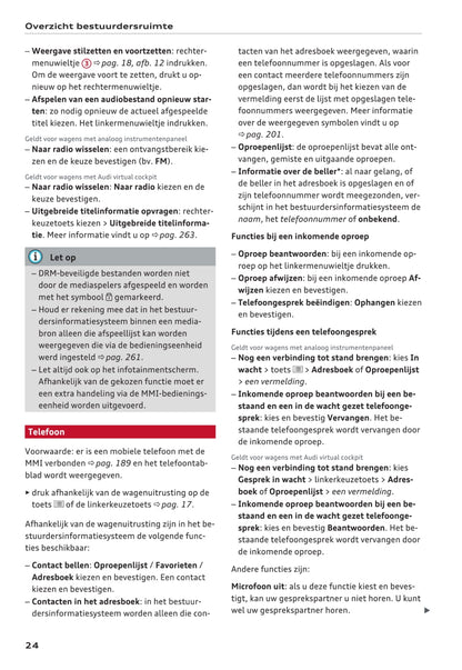 2016 Audi A3 Owner's Manual | Dutch