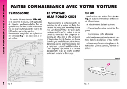 2004-2007 Alfa Romeo GT Manuel du propriétaire | Français