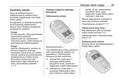 2019-2020 Opel Grandland X Owner's Manual | Polish