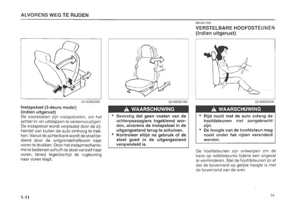 1996-1997 Suzuki Baleno Owner's Manual | Dutch