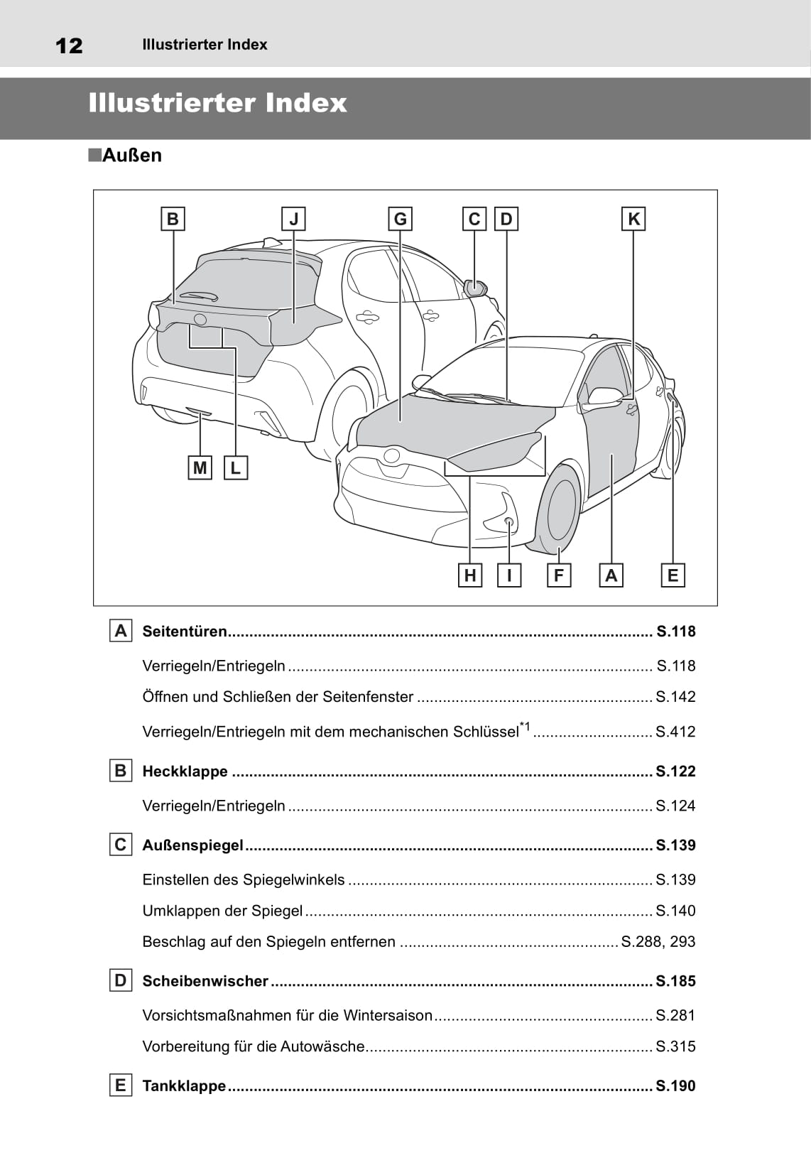 2020-2021 Toyota Yaris Bedienungsanleitung | Deutsch