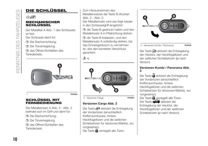2018-2019 Fiat Doblò Bedienungsanleitung | Deutsch