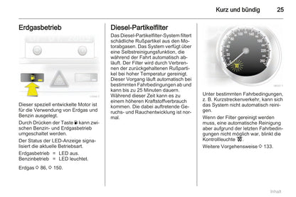 2011-2012 Opel Zafira Owner's Manual | German