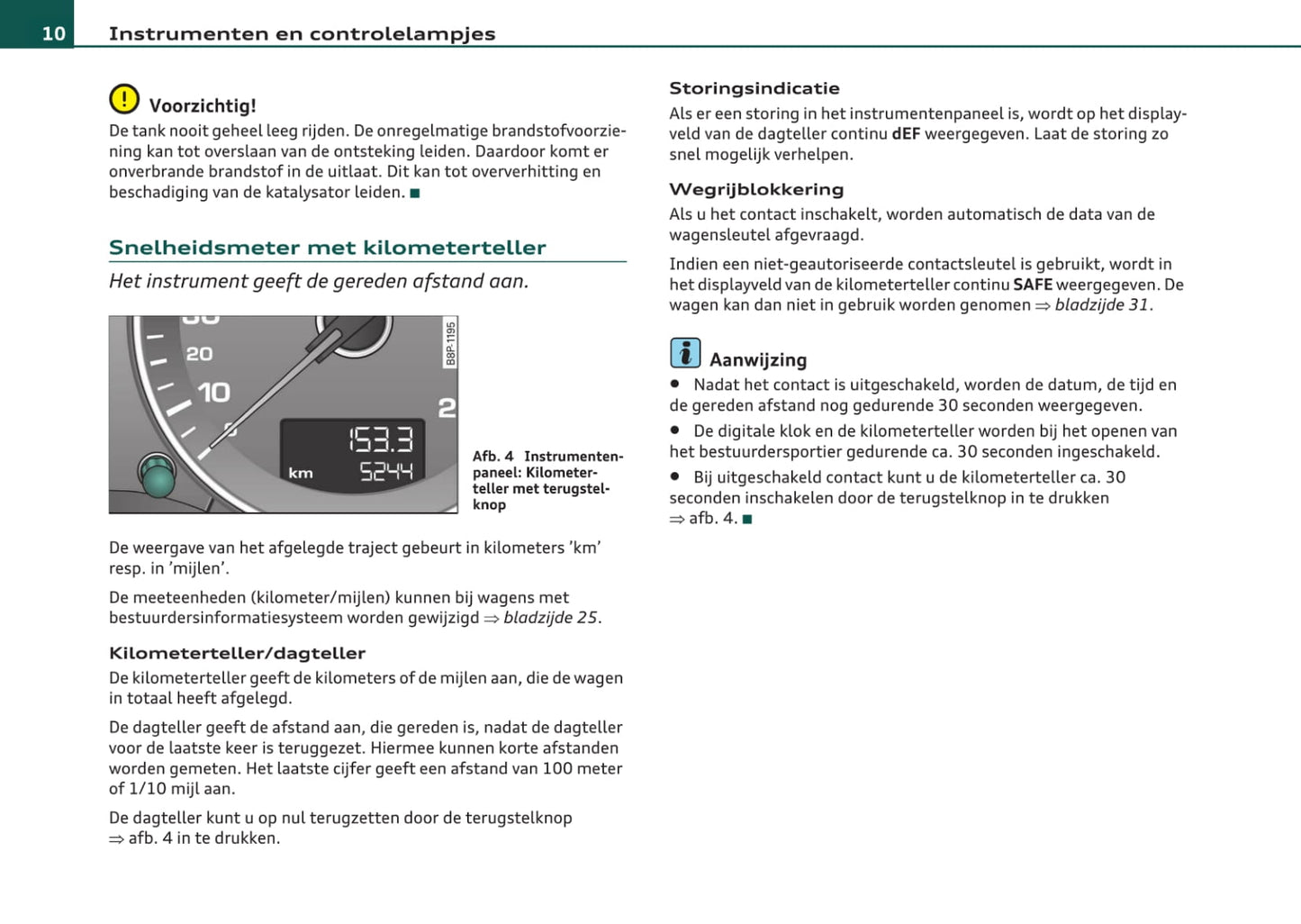 2008-2012 Audi A3 Gebruikershandleiding | Nederlands