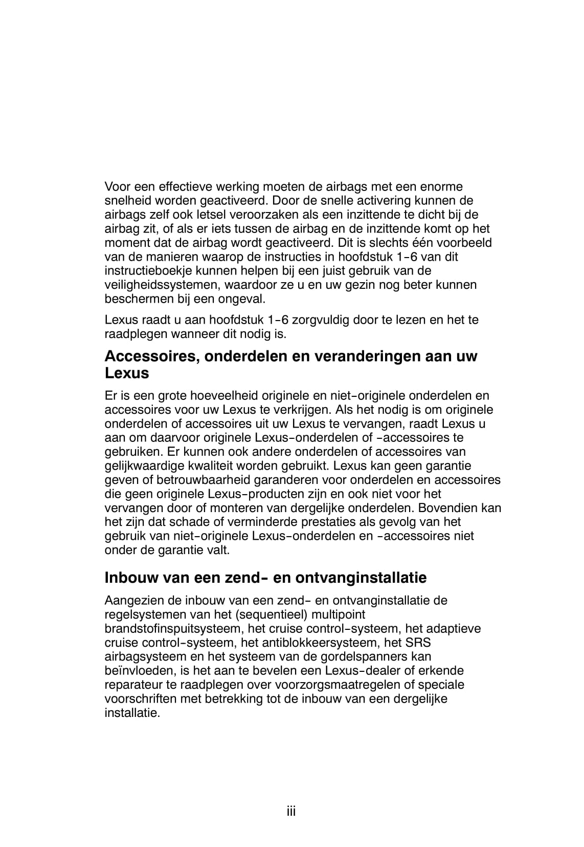 2006-2007 Lexus GS 300/GS 430 Owner's Manual | Dutch