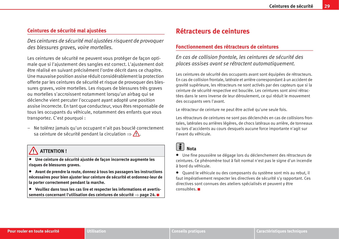 2007-2009 Seat Altea Freetrack Manuel du propriétaire | Français