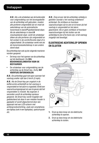 2013-2014 Land Rover Range Rover Evoque Owner's Manual | Dutch