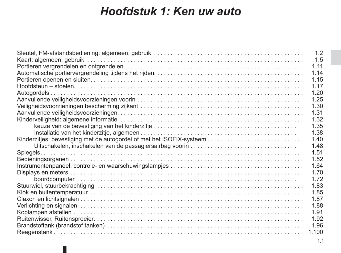 2018-2021 Dacia Duster Gebruikershandleiding | Nederlands