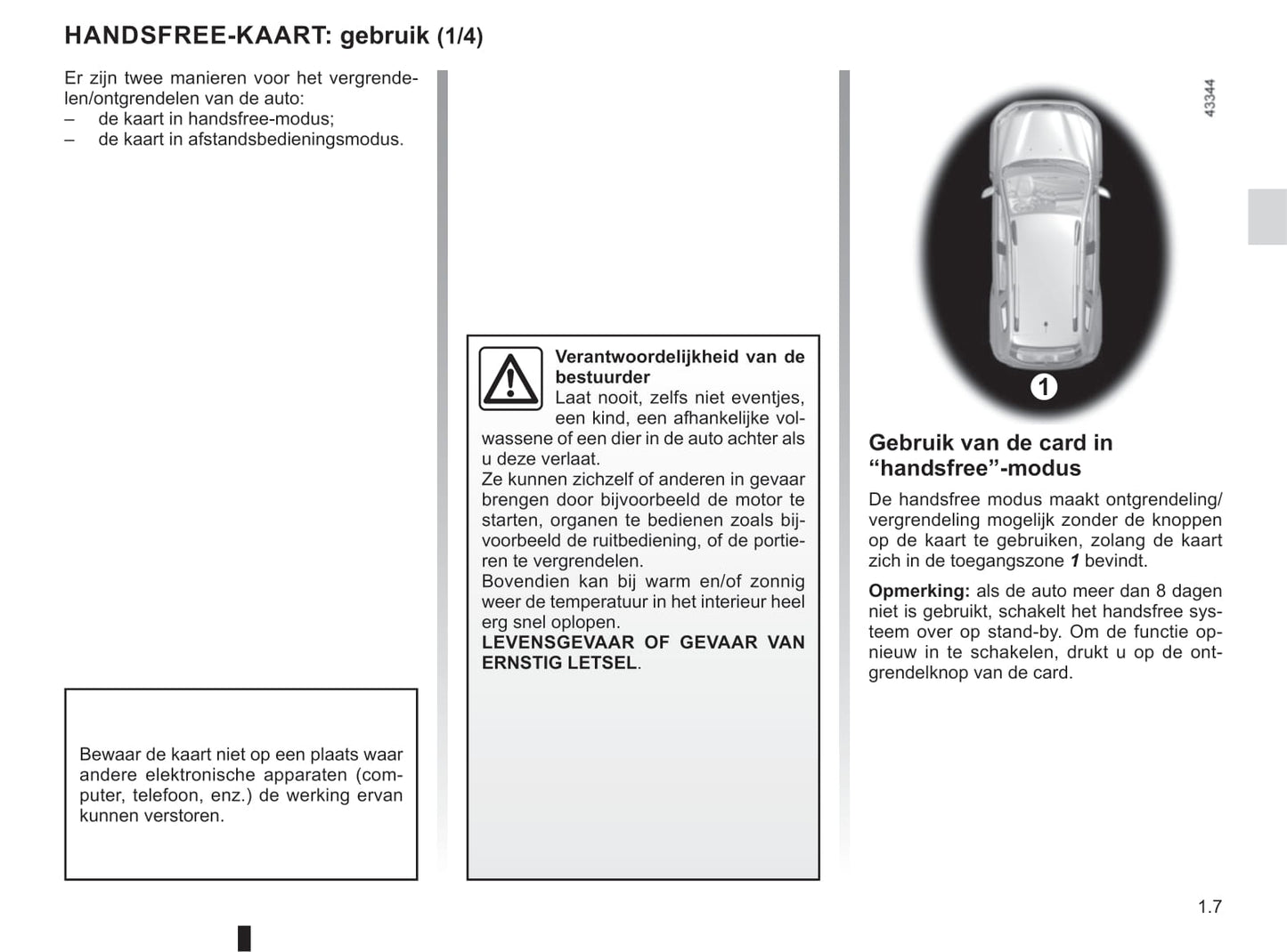 2018-2021 Dacia Duster Owner's Manual | Dutch