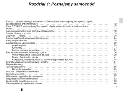 2012-2013 Renault Clio Bedienungsanleitung | Polnisch