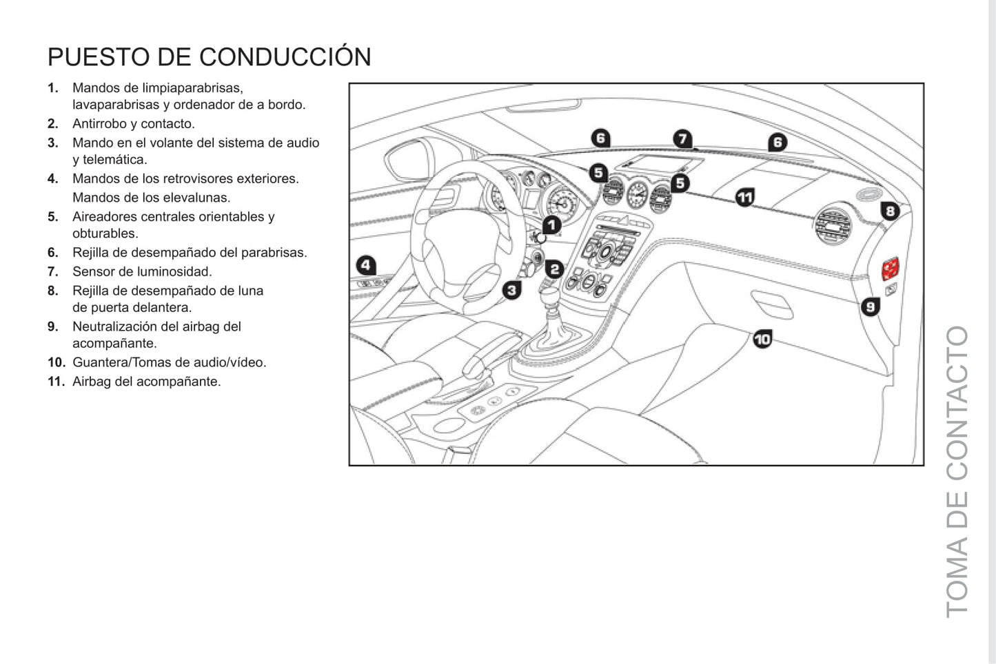 2013-2015 Peugeot RCZ Bedienungsanleitung | Spanisch