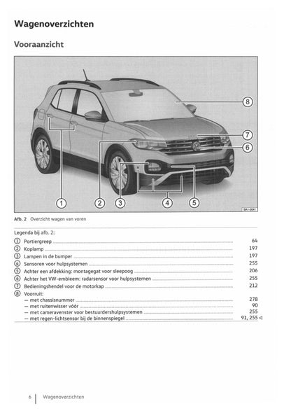 2018-2023 Volkswagen T-Cross Bedienungsanleitung | Niederländisch