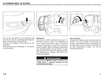 2000-2001 Suzuki Wagon R+ Gebruikershandleiding | Nederlands
