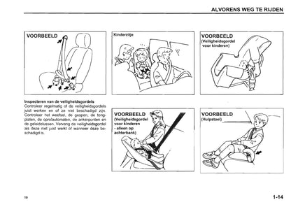 2000-2001 Suzuki Wagon R+ Owner's Manual | Dutch