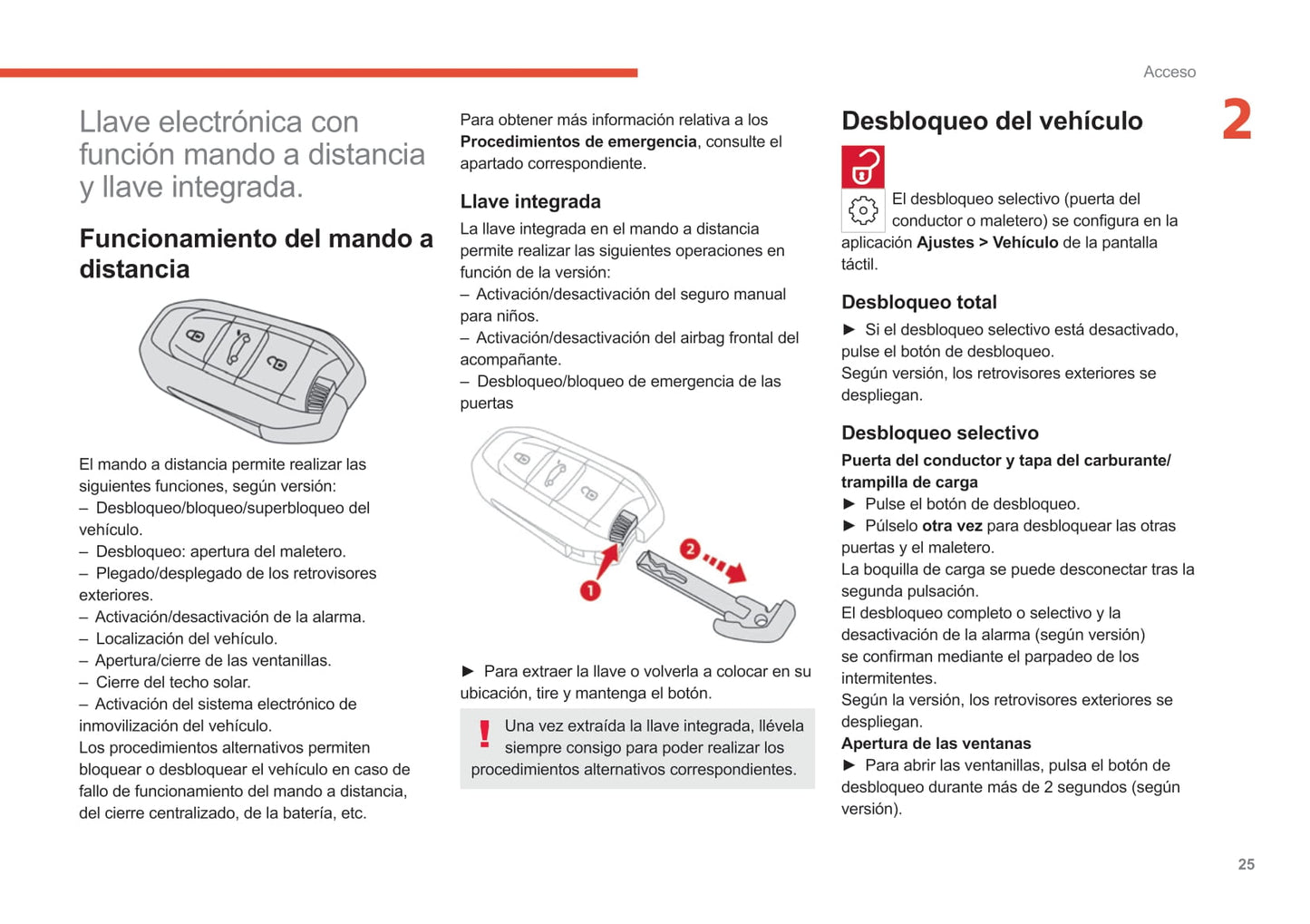 2022-2024 Citroën C5 X Bedienungsanleitung | Spanisch