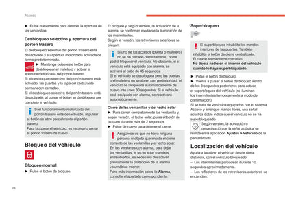 2022-2024 Citroën C5 X Owner's Manual | Spanish