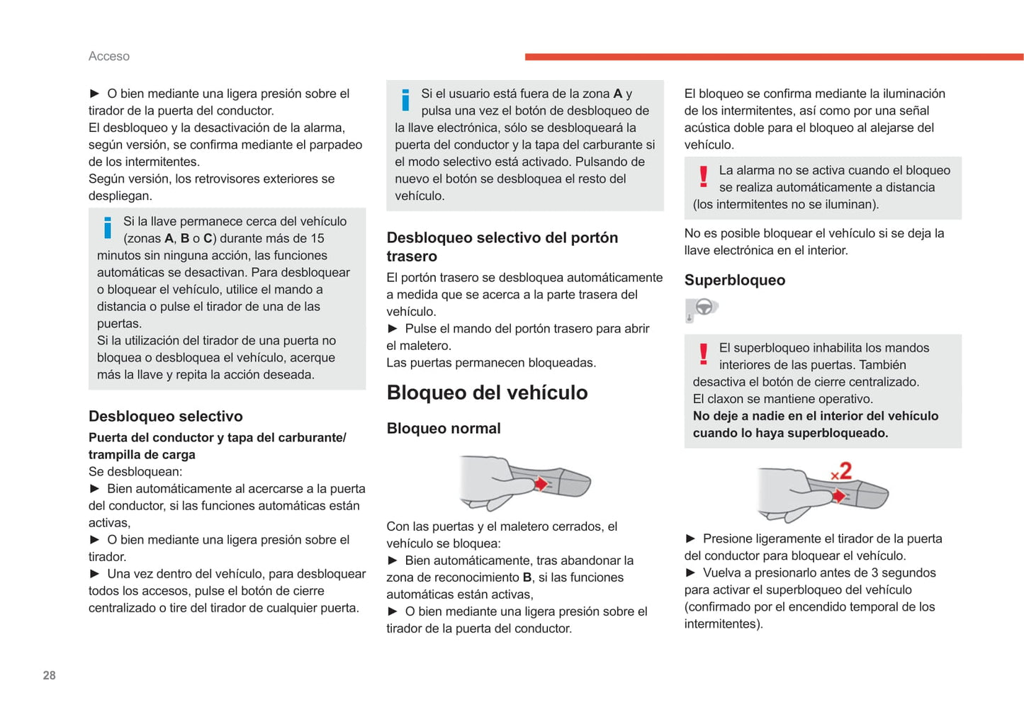 2022-2024 Citroën C5 X Bedienungsanleitung | Spanisch
