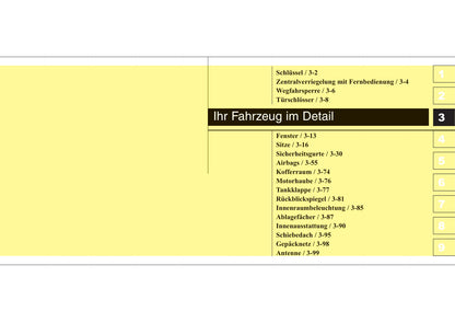 2006-2007 Kia Cerato Gebruikershandleiding | Duits