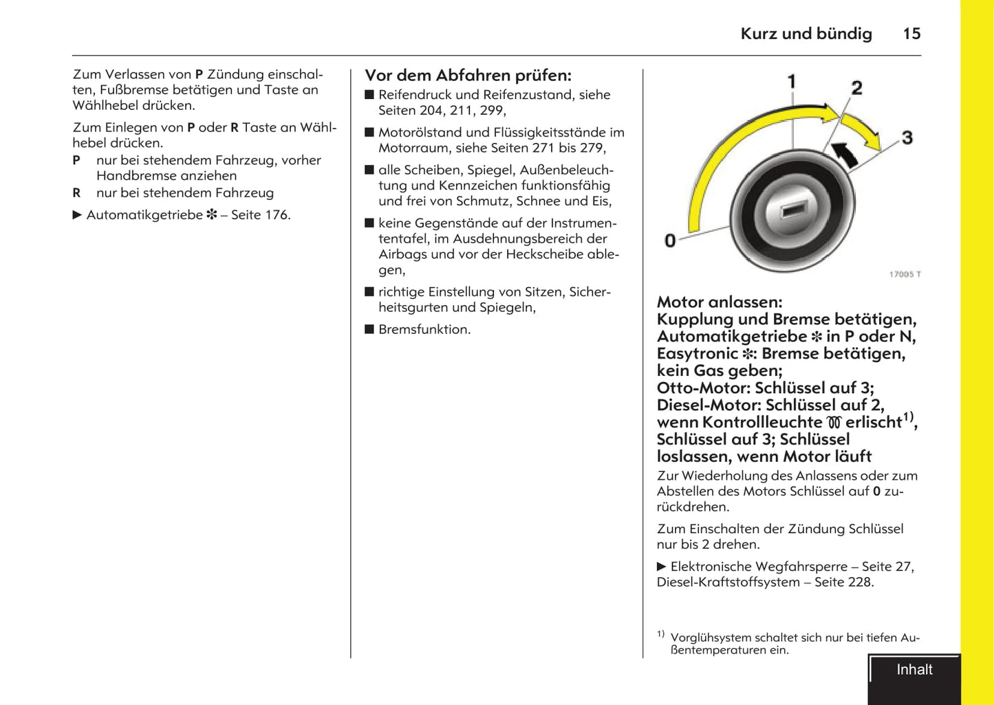 2007-2009 Opel Vectra Bedienungsanleitung | Deutsch