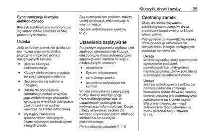 2019 Opel Mokka X Owner's Manual | Polish