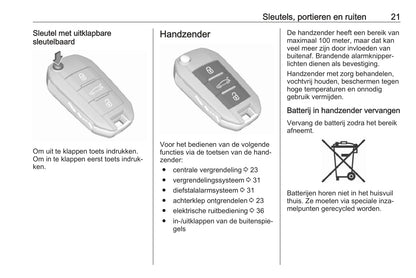 2017 Opel Crossland X Owner's Manual | Dutch