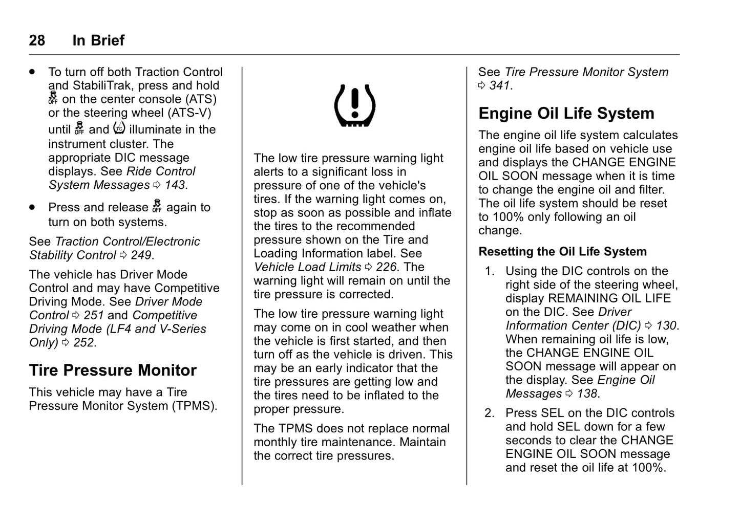 2013-2015 Cadillac ATS/ATS-V Owner's Manual | English
