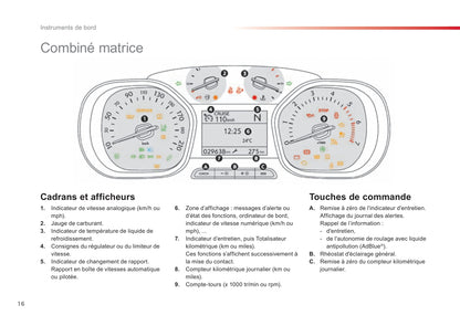 2016-2017 Citroën SpaceTourer Owner's Manual | French